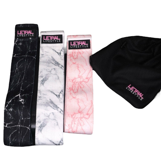 Glute Band Set W/ Mesh Travel Tote