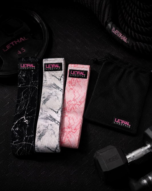 Glute Band Set W/ Mesh Travel Tote